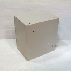 ■■■学校用　スチールロッカー１人用　キューブＢＯＸ　ホワイト　２段　鍵付き　中古■■■の画像