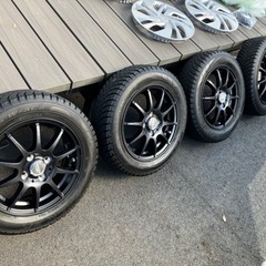 165/65R14 14インチスタッドレスタイヤ　アルミホイール...