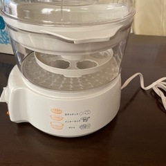 蒸し名人　電気蒸し器　フードスチーマーの画像