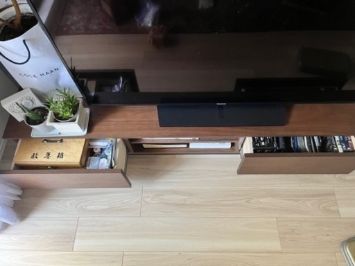 テレビ台　天然木