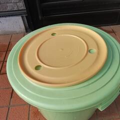 漬物桶　落し蓋付き