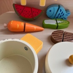 【受け渡し決定済み】キッチンセット woody world ままごとの画像