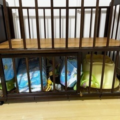 ベビーベッド　中古の画像
