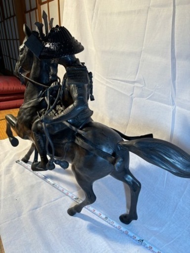 楠木正成ブロンズ像・照雲作・全長92cm