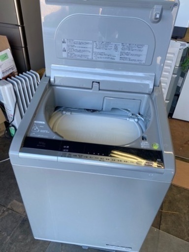 北九州市内配送無料　保証付き　日立 HITACHI BW-DX110A S [ビートウォッシュ 洗濯乾燥機 （11kg） シルバー]