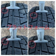 スタッドレスタイヤ 175/65R14 ホイール付き 4本の画像