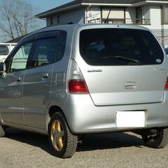 H15 MRワゴン X 社外ステレオ 社外13インチAW バイザー リヤプライバシーガラス アームレスト 車検R6年11月 16623の画像