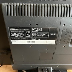 ORION  22型液晶テレビ 2011年製の画像