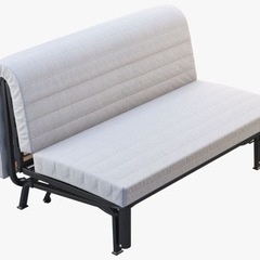 【IKEA】2人掛けソファベット LYCKSELE ダブルベッド...