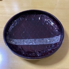 【中古】　らんたい漆器　菓子器