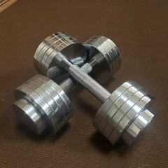 クロムダンベル10キロ×2個の画像
