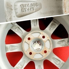 ARRESTアルミ13-4B 4H/100 ET43 ＋ 155/65R13 73Q FALKEN ESPIA EPZ スタッドレスタイヤ 4本 の画像
