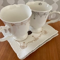 あげます　バレリーヌ　カップと皿のセット