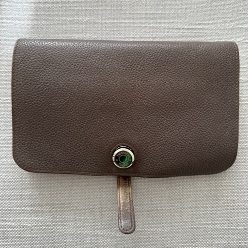 エルメス　ドゴンGM エタン/シルバー/トゴ