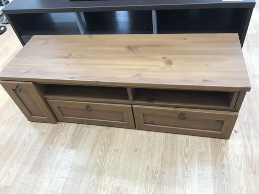 ★ジモティ割あり★  テレビ台 茶色 H39×W120×D40 クリーニング済み KJ3899
