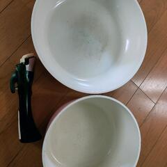 IH用　パン&フライパン&持ち手　3点セットの画像