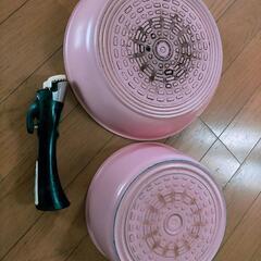 IH用　パン&フライパン&持ち手　3点セットの画像