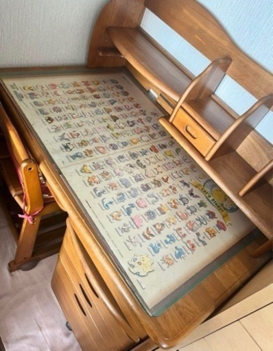 ポケモン学習机フルセット