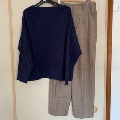 GUチェックパンツ　Lサイズの画像