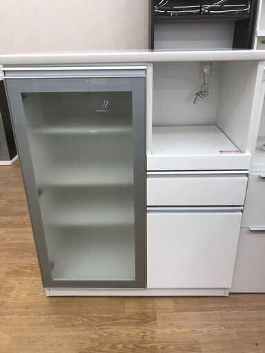 ★ジモティ割あり★ ニトリ レンジ台 薄茶色 H101×W90×D51 クリーニング済み KJ3902