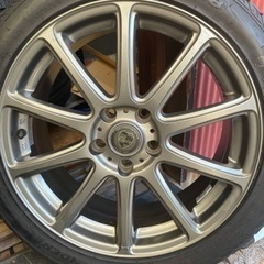 ❄︎22年製225/45R18スタッドレスバリ山セット　クラウンなどの画像