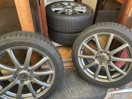 ❄︎22年製225/45R18スタッドレスバリ山セット　クラウンなど