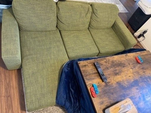 ローソファ　モスグリーン