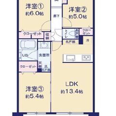仲介手数料無料！！！🌟2駅利用可能！新規リフォーム済３LDKマン...