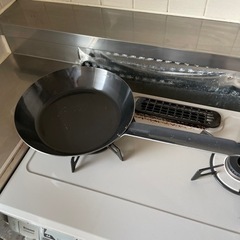 未使用　国産鉄製フライパン
