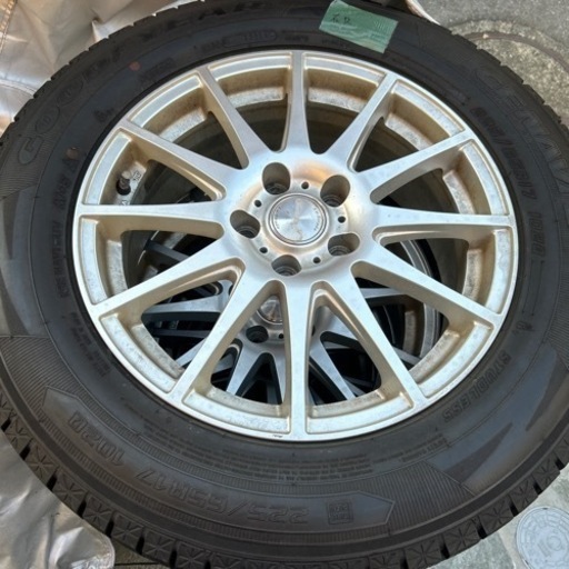 スタッドレスタイヤ ホイールセット　R17 2017年製