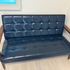 カリモク60 Kチェア 2シーター スタンダードブラック  