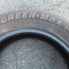LINGLONG　155/65R13　2021年製　中古タイヤ２本　無料の画像