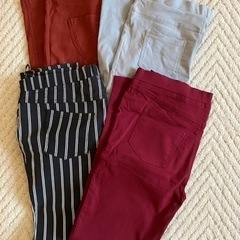 ストレッチパンツ4枚セットLL