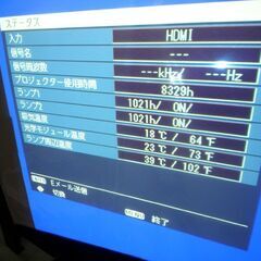 ② パナソニック 業務用プロジェクター 現状ランプ使用時間 1021h 1チップDLPプロジェクター PT-DW640S 中古 苫小牧西店 ② パナソニック 業務用プロジェクター 現状ランプ使用時間