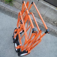 観音寺 アウトドアに！ キャンプに！ 仕事の荷物運びに！ DOD ボストンバッグワゴン 120L 未使用品中古扱いの画像