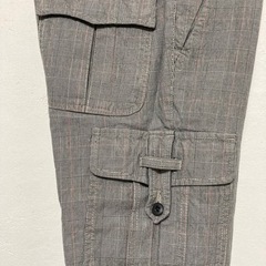 アバハウスパンツ★チェック柄★スリムに見えます！★綿100%の画像