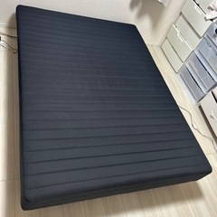 脚付マットレスベッド　ダブルサイズ