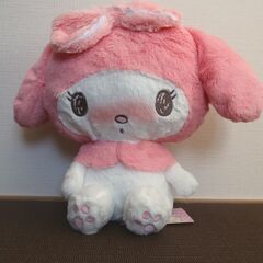 サンリオ　マイメロ　ラブリーパフＢＩＧぬいぐるみ