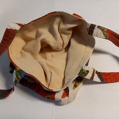 バンドメイド購入品　魚柄のカラフルな手提げの画像