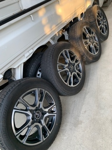 WORKアルミ.ブリザックスタッドレスタイヤ4本