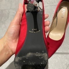 エスペランサー 赤 ピンヒール 24.5の画像