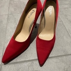 エスペランサー 赤 ピンヒール 24.5