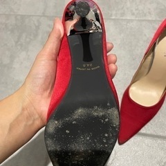 エスペランサー 赤 ピンヒール 24.5の画像