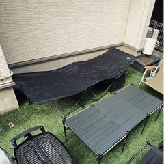 キャプテンスタッグ CSブラックラベル キャンピングベッド　UB-2004の画像