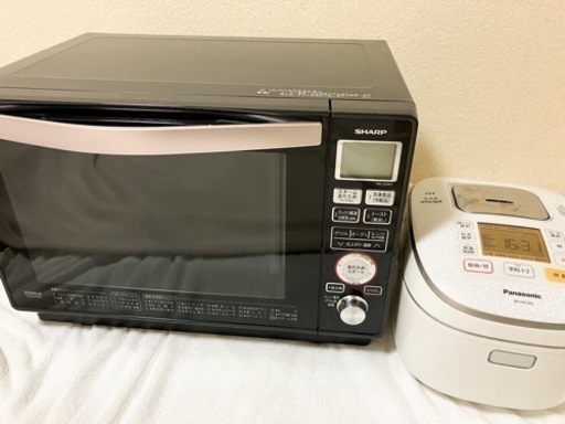 電子レンジ　ジャー炊飯器　セットです。