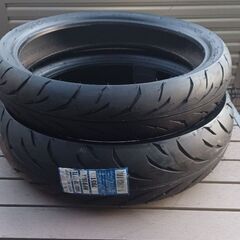 新品！未使用！バイクタイヤ前後セット