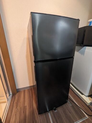 冷蔵庫 118L 2ドア MAXZEN JR118ML01GM