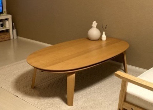 無印良品　タモ材　コタツ　コタツ布団付き