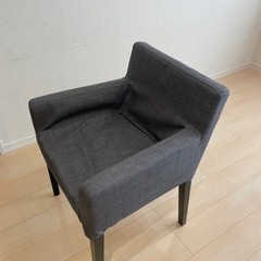 IKEAイケアダイニングチェア1脚グレーファブリック無印良品MU...
