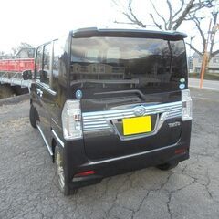 ２７年式　タントカスタム　X　SA　レーダーブレーキ　車検２年付！！　ナビ・カメラ付の画像